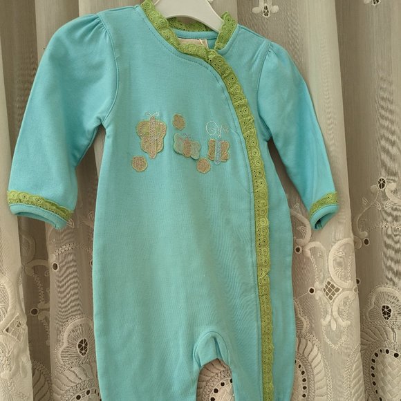 NWT Baby Krickets set of 2 long-sleeve pajamas size 6 M - Picture 6 of 11